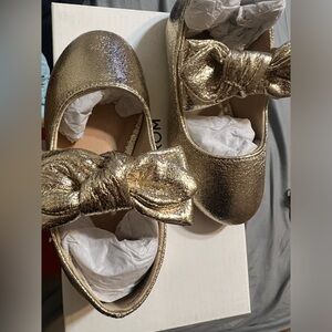 Toddler gold flats Nordstrom size 7